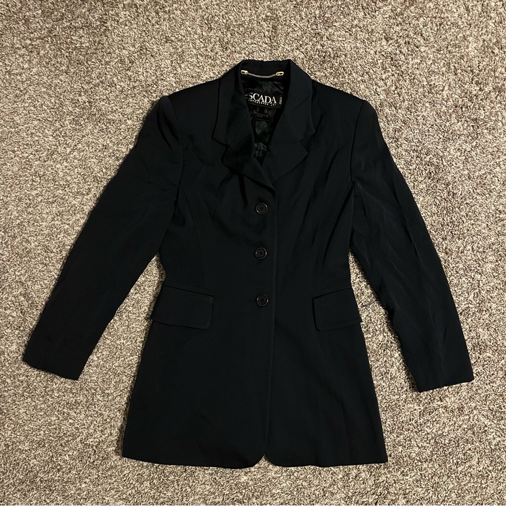 Escada black coat